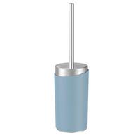 Perie pentru wc CHRIS - albastru/culoare inox, Modern, plastic/metal (9,6/37cm) - Premium Living