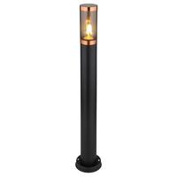 WEGELEUCHTE 31588BC - Schwarz/Grau, Design, Kunststoff/Metall (12,7/80cm) - Globo