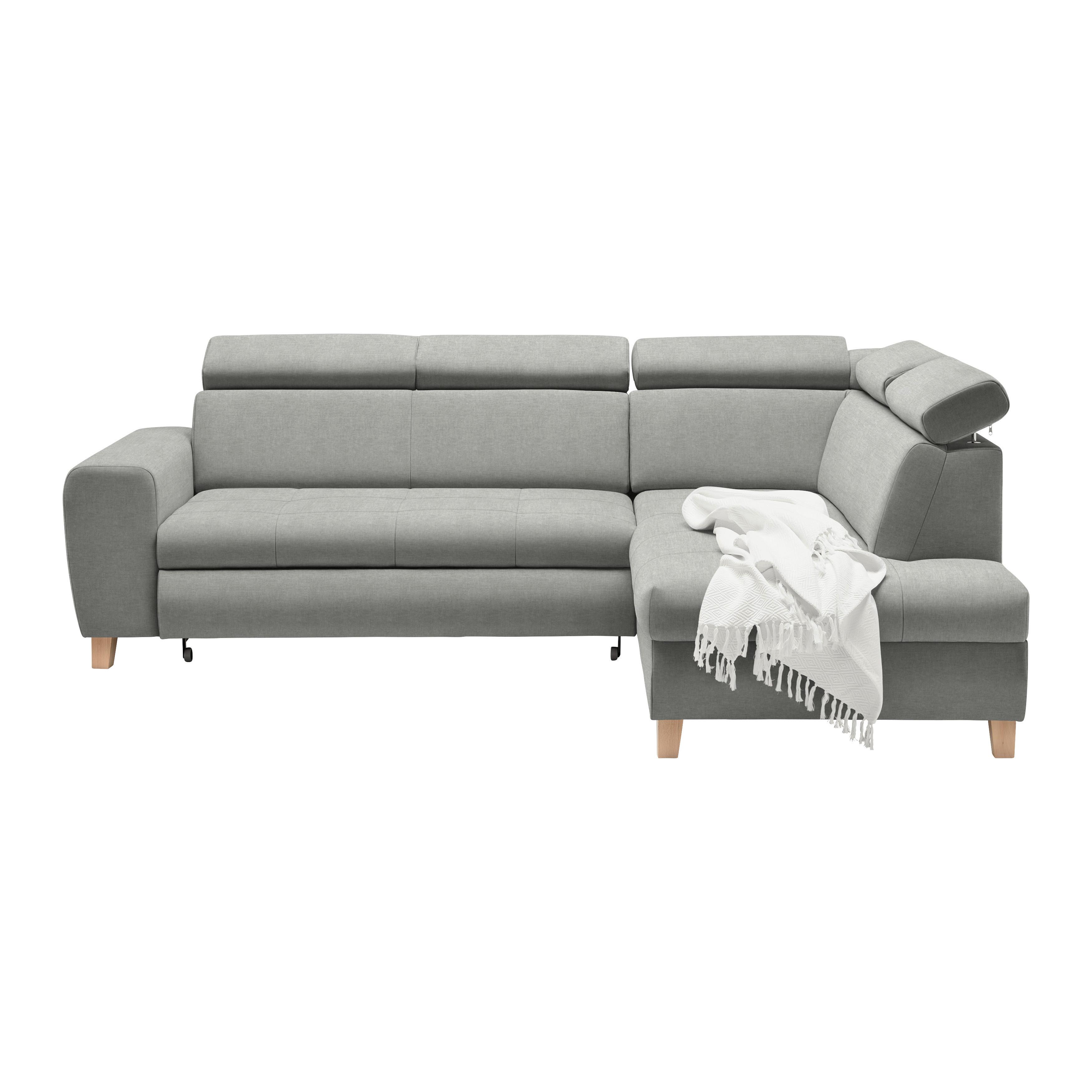 Coltar LUGO - gri, Modern, plastic/lemn (266/98/205cm) - Mömax