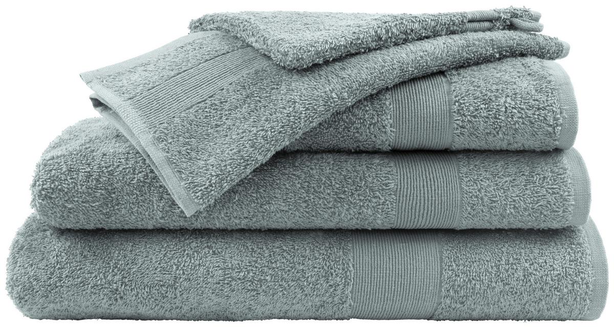 Duschtuch Silke Grau ca. 70x140cm - Grau, Textil (70/140cm)