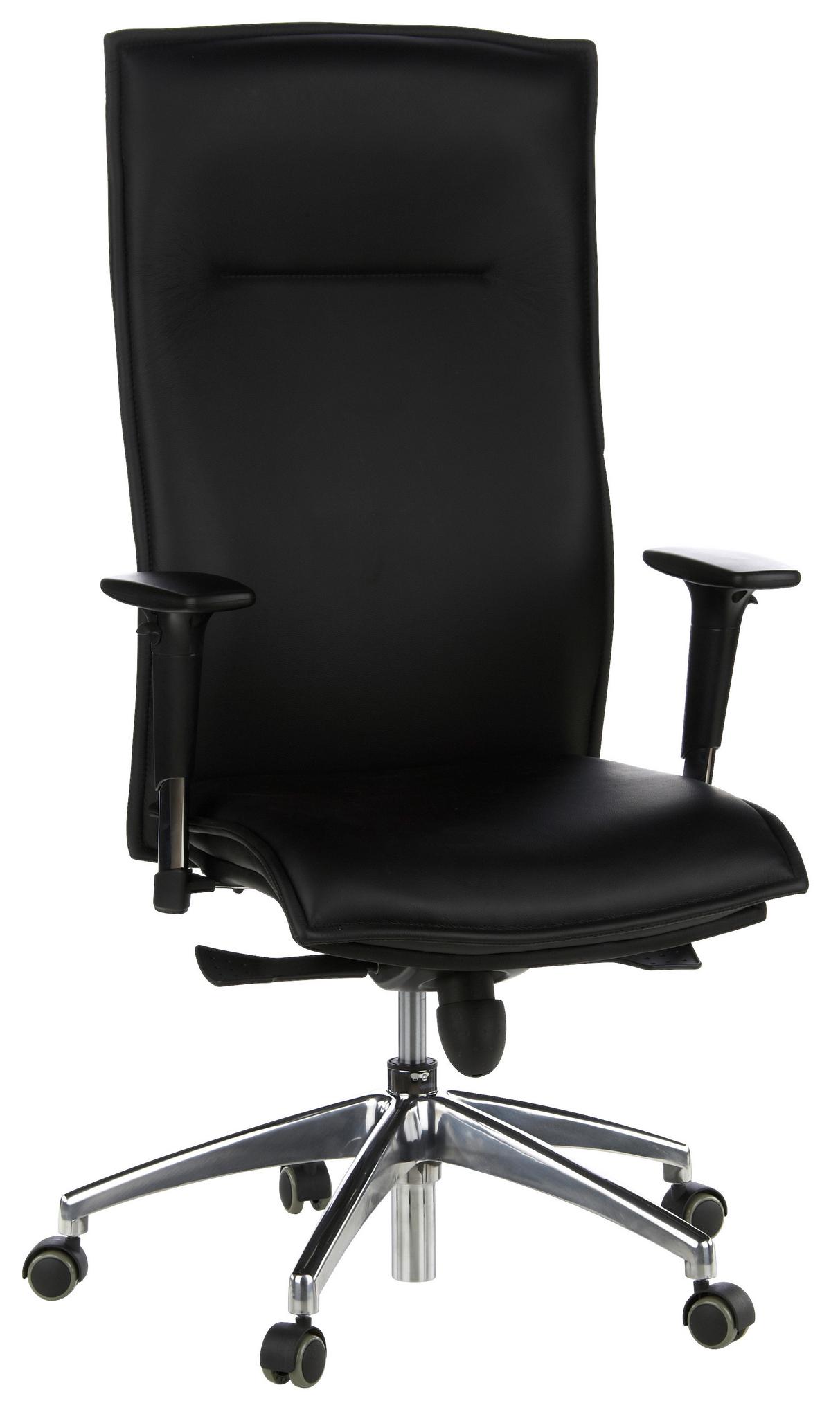 Vrtljiv Stol Murano 20, Črna - črna/barve aluminija, Moderno, kovina/umetna masa (59/133/52cm) - MID.YOU