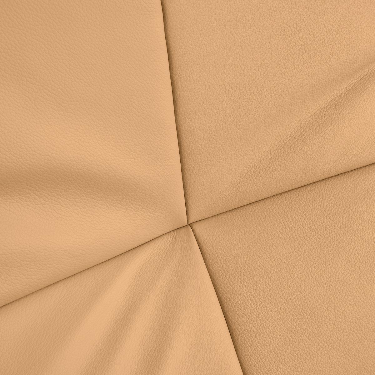 Relaxsessel Sitting 2 Cappuccino - Chromfarben/Cappuccino, MODERN, Leder (70/111/80cm) - Premium Living