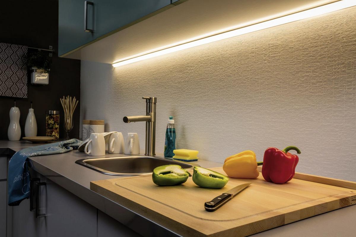 LED-Strip MaxLed 500 in Silberfarben max. 10 Watt - Silberfarben, Basics, Metall (0,3cm) - Paulmann