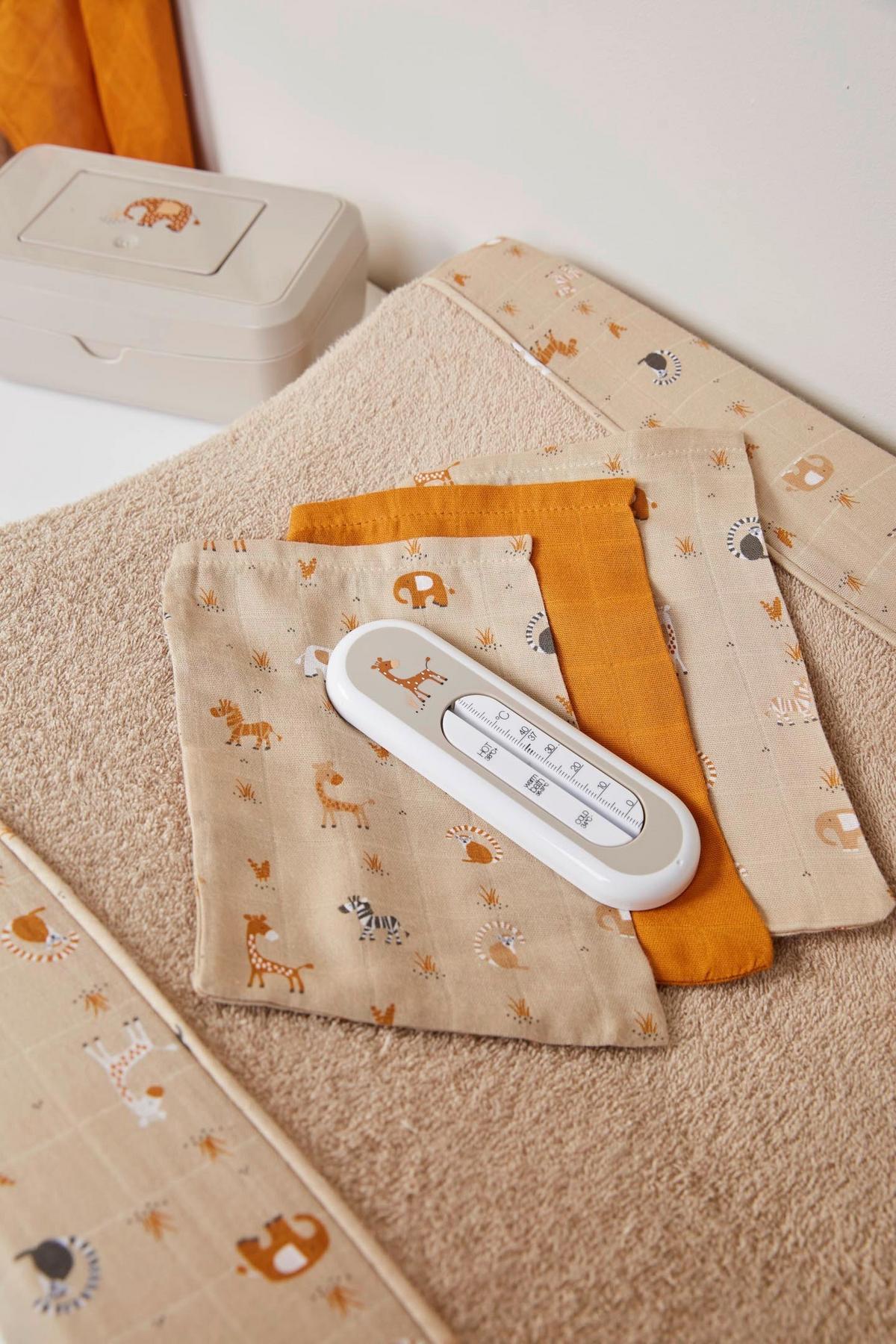 POSZWA NA MATĘ DO PRZEWIJANIA 301420 - taupe, Basics, tkanina (75,5/45/10cm) - Bebe Jou