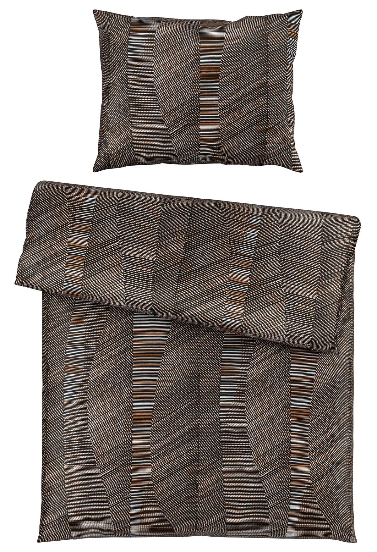 Lenjerie de pat Elias, cca. 140x200/70x90 cm - negru, Romantik / Landhaus, textil (140/200cm) - Modern Living