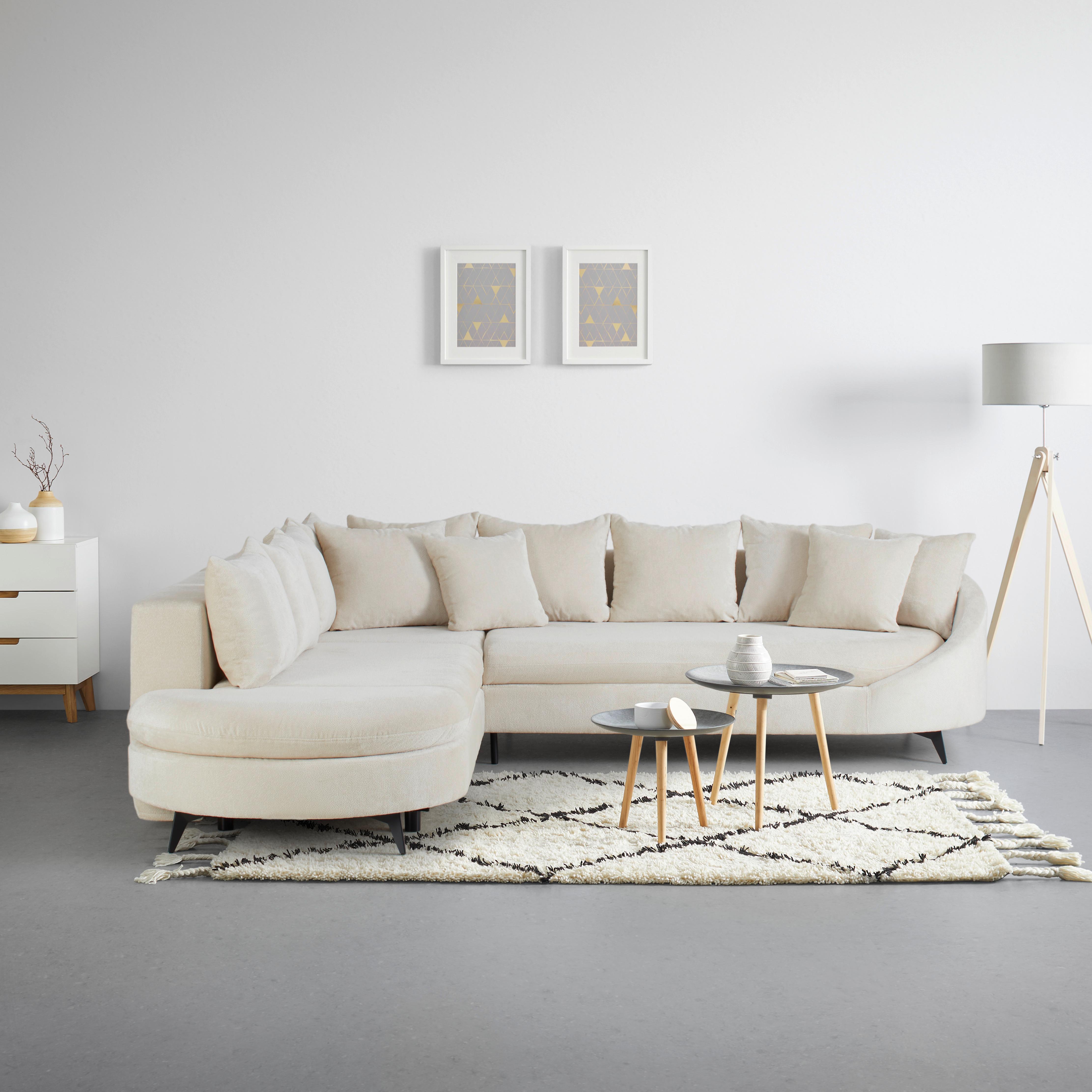 Coltar AXEL - crem, Modern, textil (250/87/291cm) - Mömax