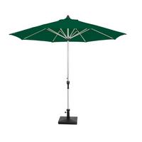 Senčnik Acapole, Temno Zelena, 300 Cm - platinaste barve/temno zelena, Basics, kovina/tekstil (300cm) - Gardenson