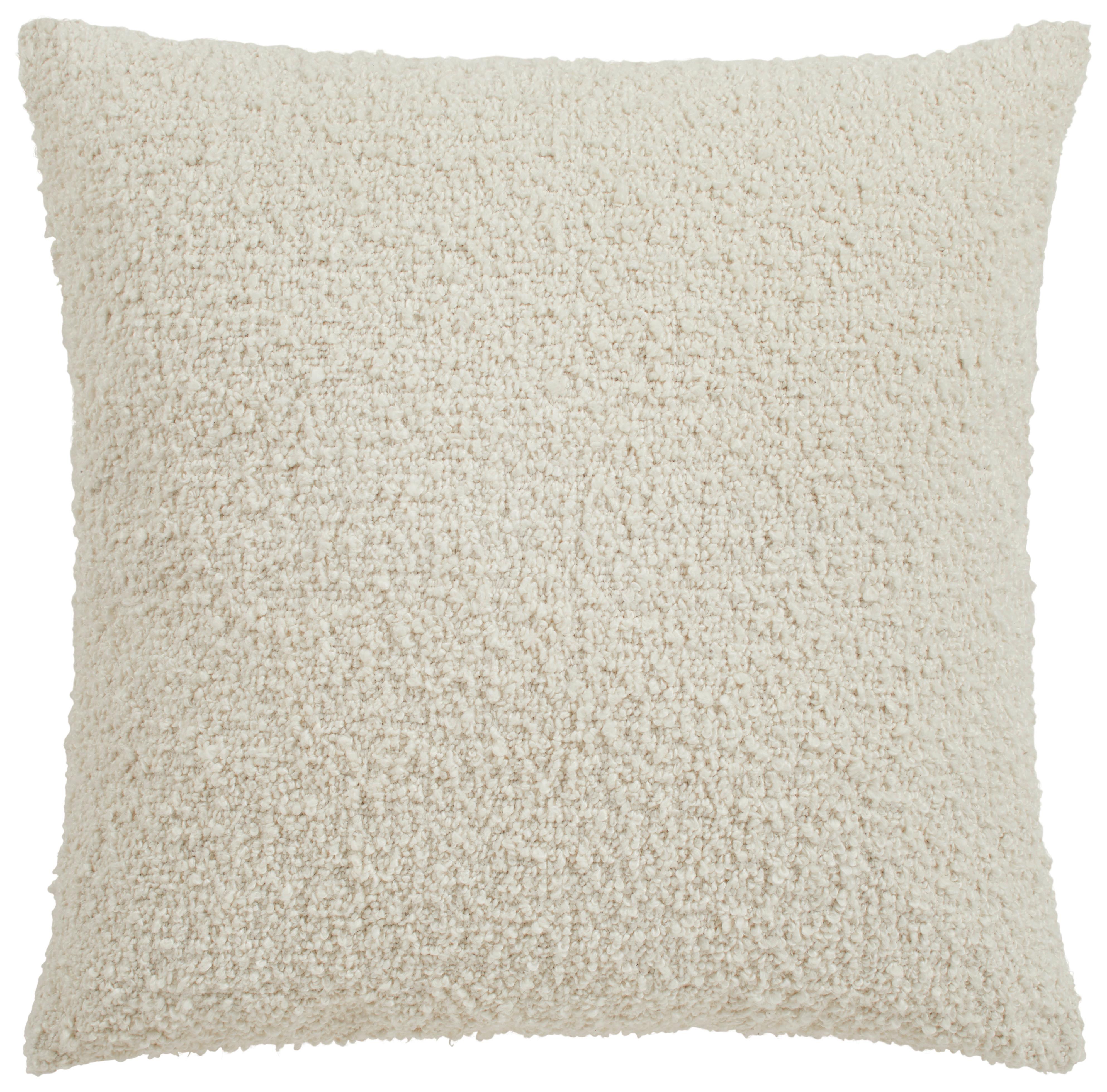 Díszpárna Boucle - fehér, Konventionell, textil (45/45cm) - Modern Living