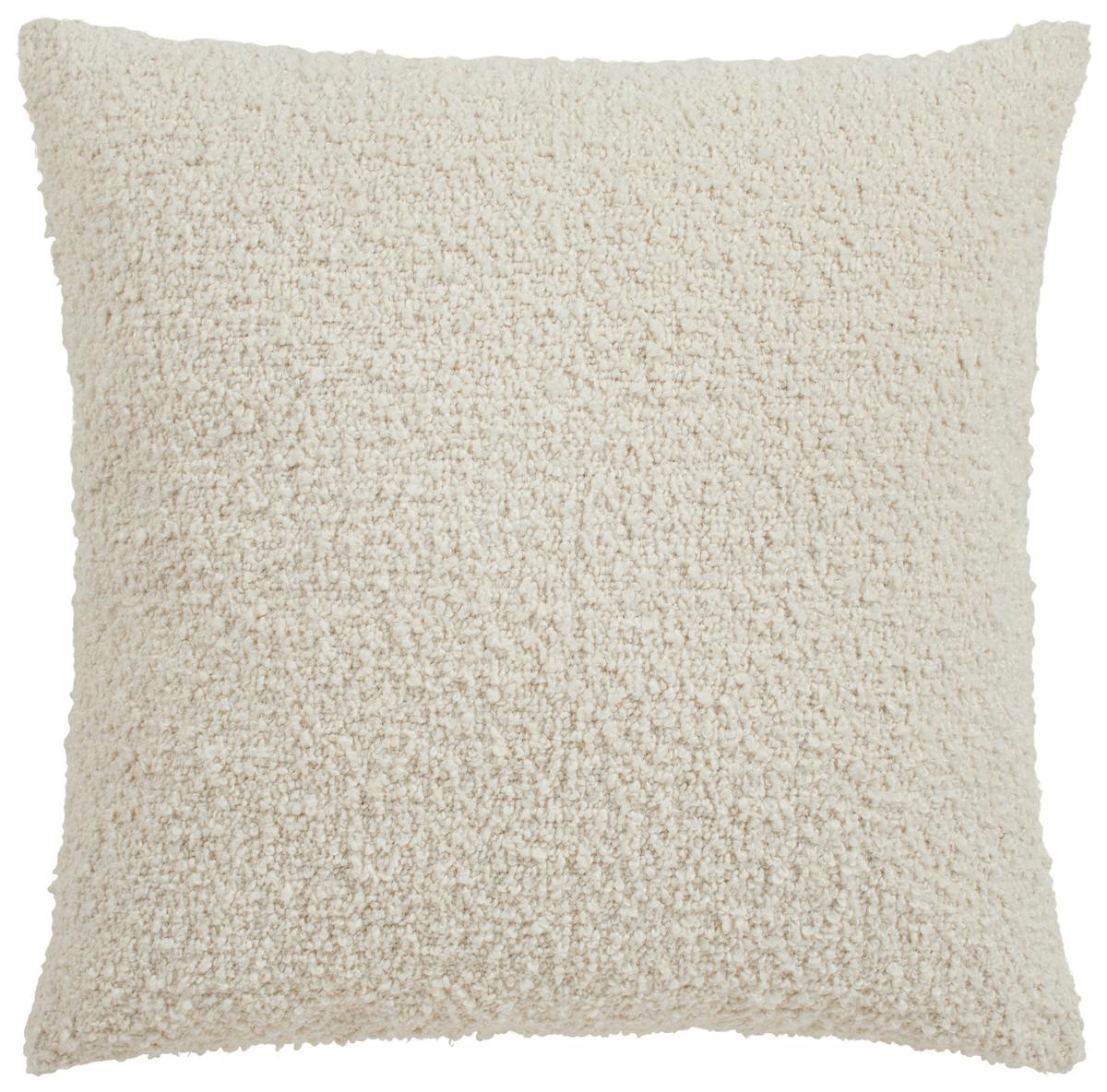 Díszpárna Boucle - fehér, Konventionell, textil (45/45cm) - Modern Living