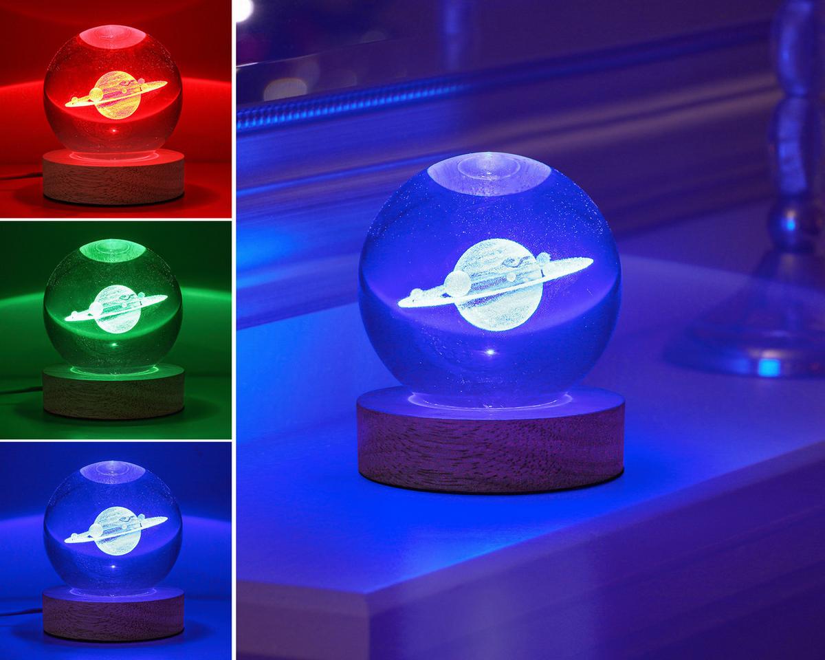 Led Díszlámpa Moni - natúr színű/áttetsző, Romantik / Landhaus, műanyag/faalapú anyag (8/9,5cm) - Mömax