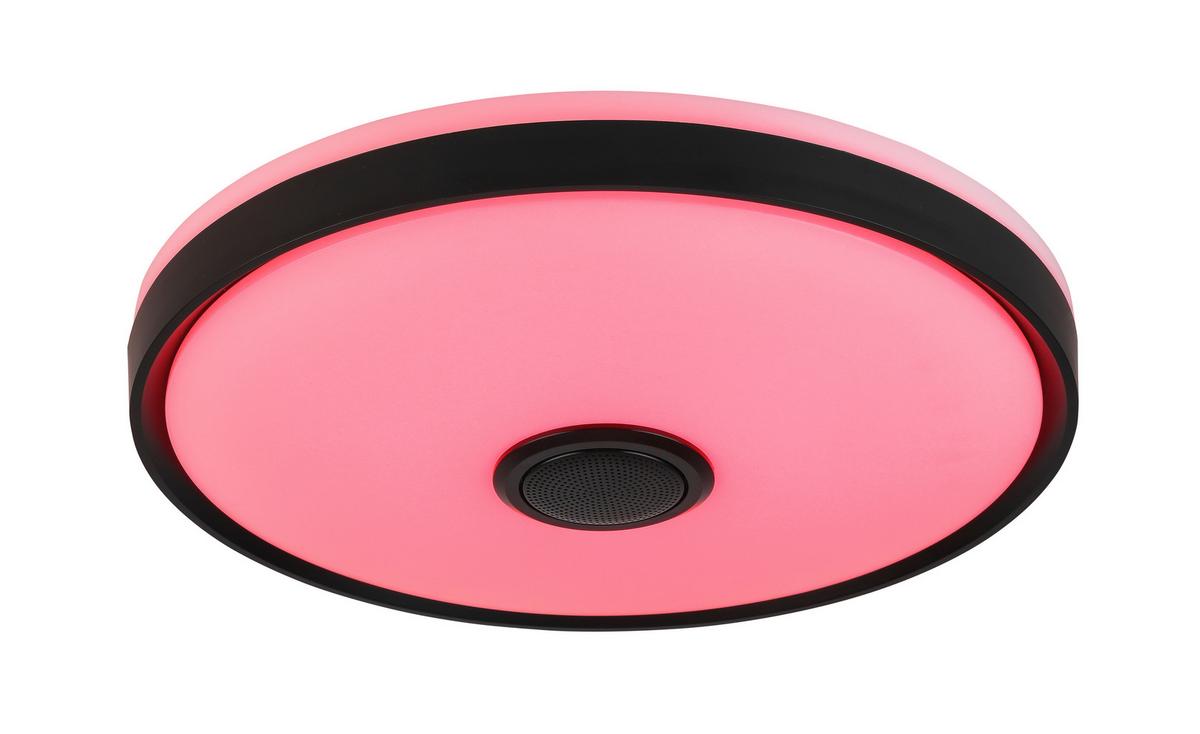 LED Smart Mennyezeti Lámpa Mirsada - fekete/fehér, műanyag/fém (40/9cm) - Premium Living