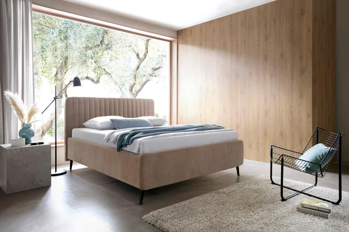 PAT BOX EVO 180 - bej, Modern, plastic/textil (180/200cm)