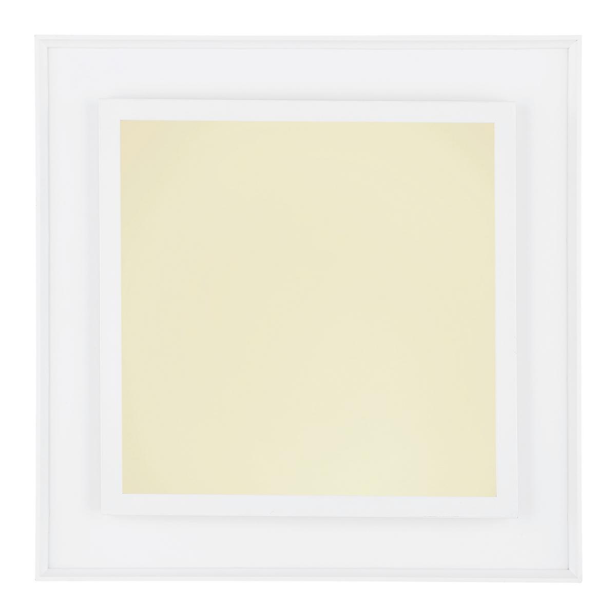 LED-Deckenleuchte Murphy Weiß max. 24 Watt - Weiß, Design, Kunststoff/Metall (44,3/44,3/6,3cm) - Globo
