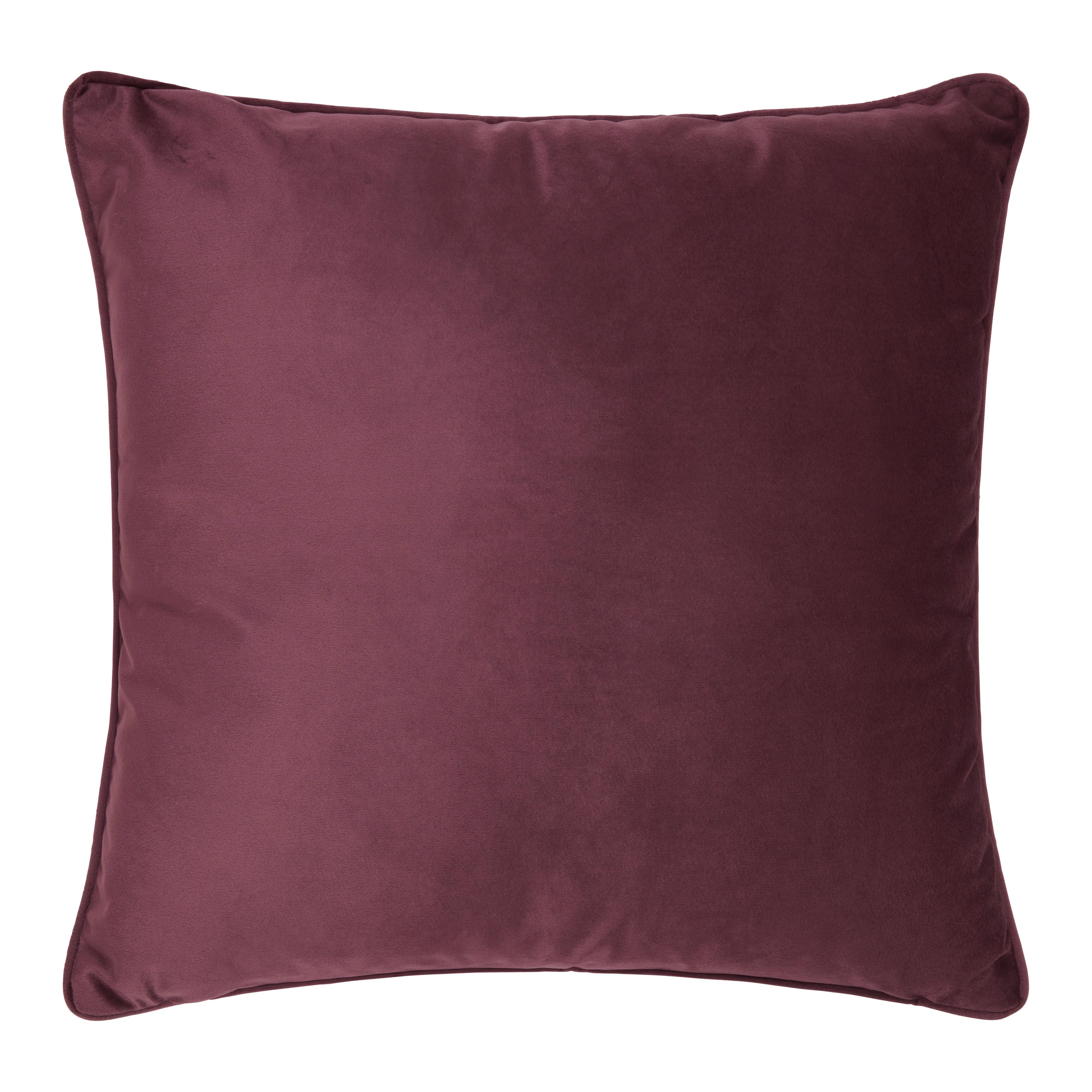 Díszpárna Viola 45/45cm - szilvaszínű, Konventionell, textil (45/45cm) - Premium Living