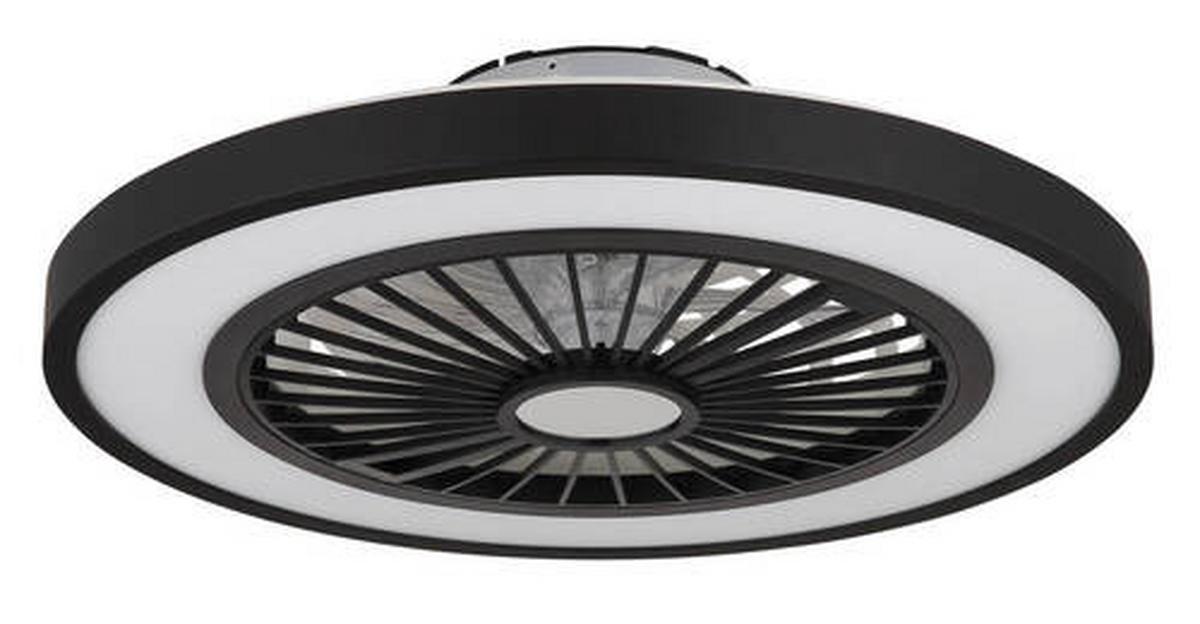 Stropni Ventilator 03653 Bizzak - črna/prosojno, Konvencionalno, kovina/umetna masa (54/15,9cm) - Globo