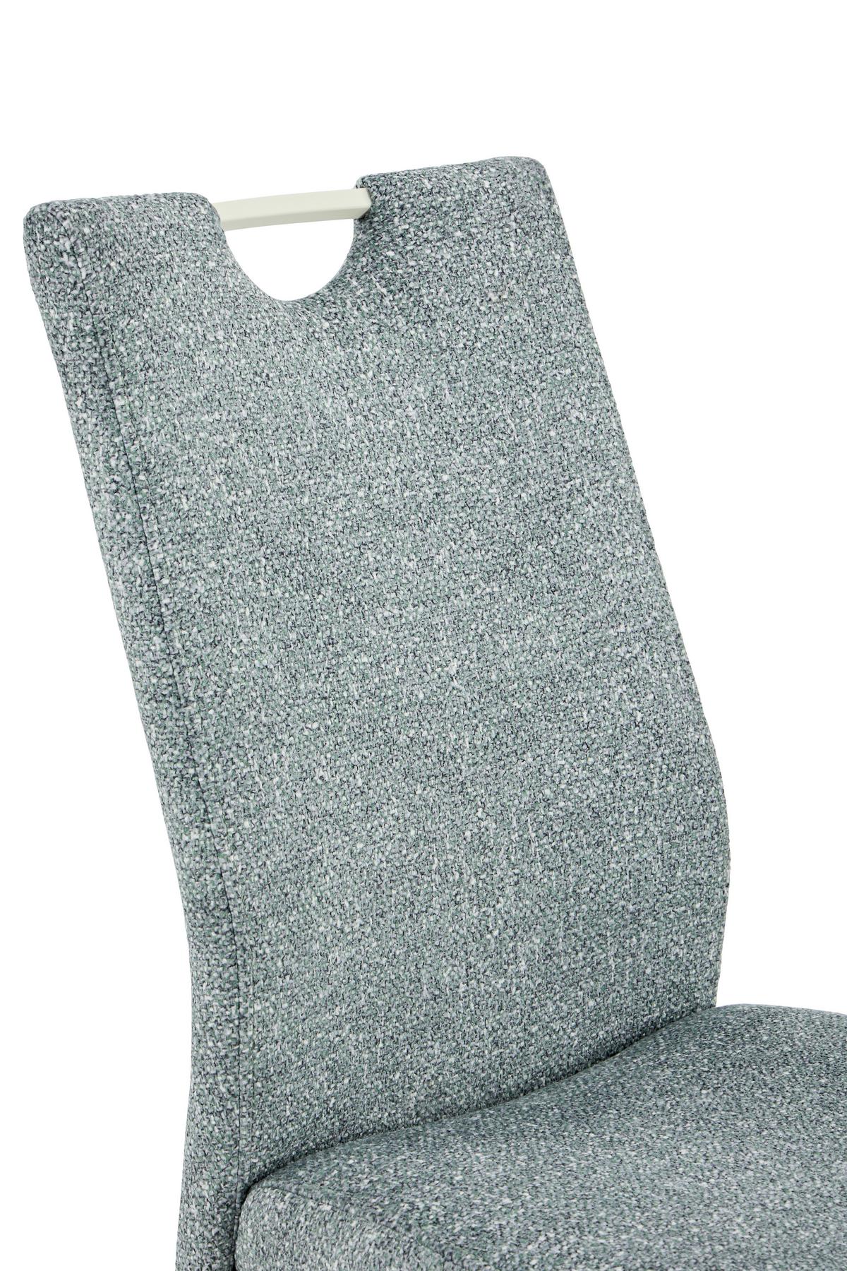 SCHWINGSTUHL-SET TIVOLI S 4ER-SET - Creme/Mintgrün, MODERN, Textil/Metall (45/98/59cm) - P & B