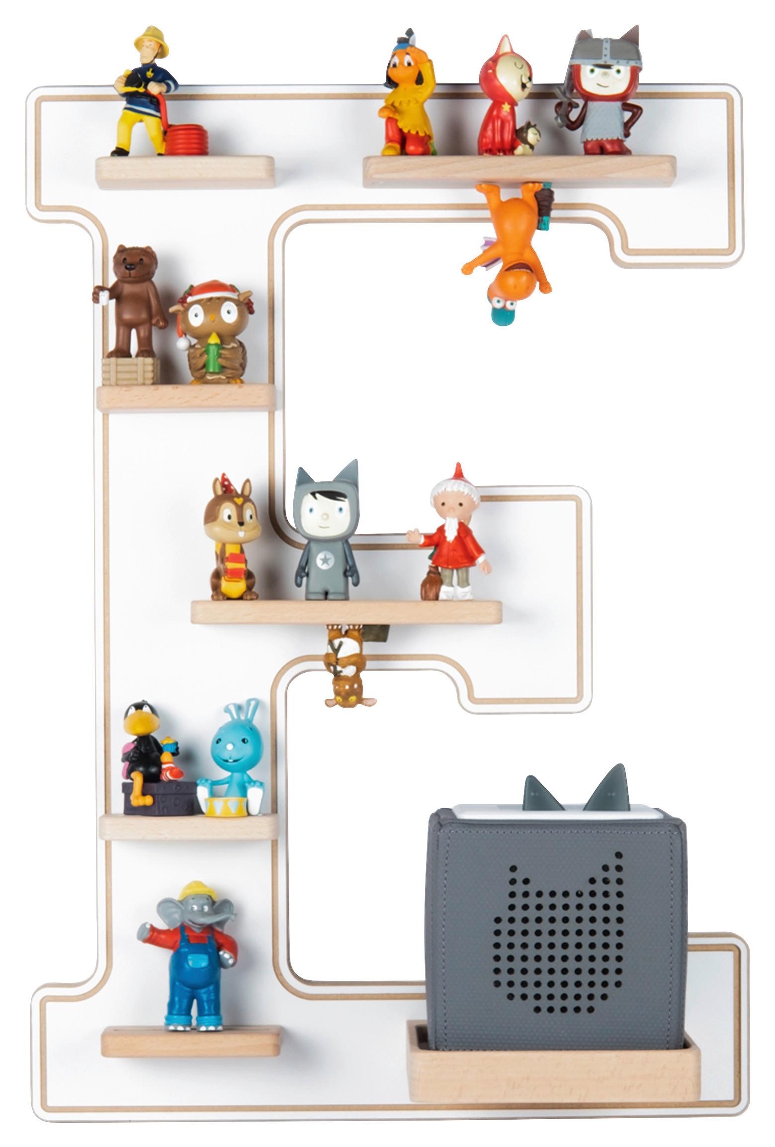 Otroška Polica Boarti, Bela - bela, Moderno, leseni material (38/54/19cm) - MID.YOU