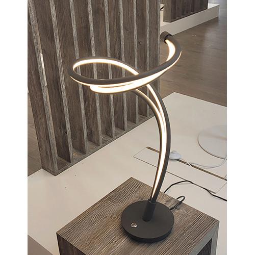 LED-Tischleuchte Nala Schwarz max. 17 Watt - Schwarz, Design, Metall (30/56cm) - Trio Leuchten