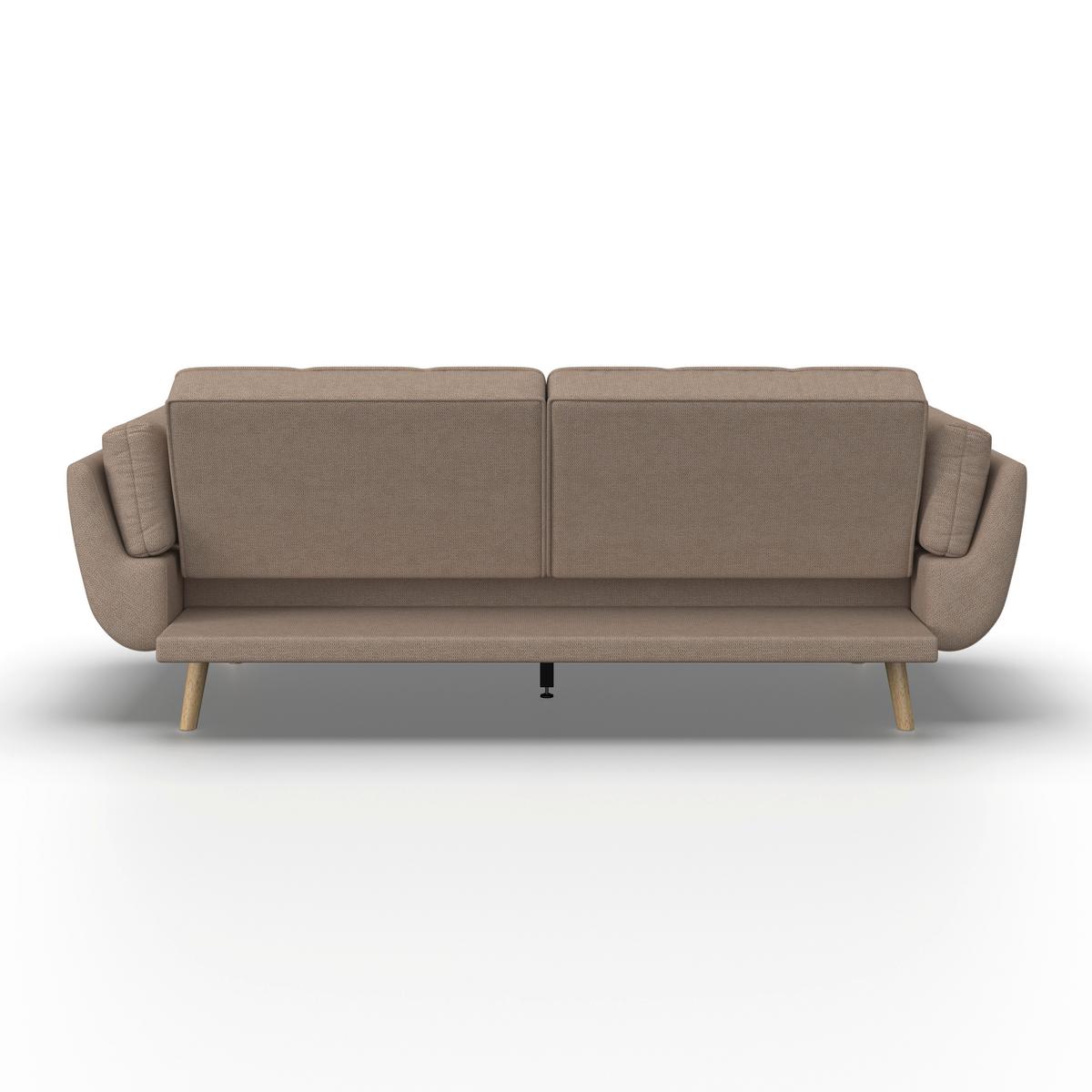 Kanapéágy Cora - barna, Modern, textil/fa (214/92/81cm) - Bessagi Home