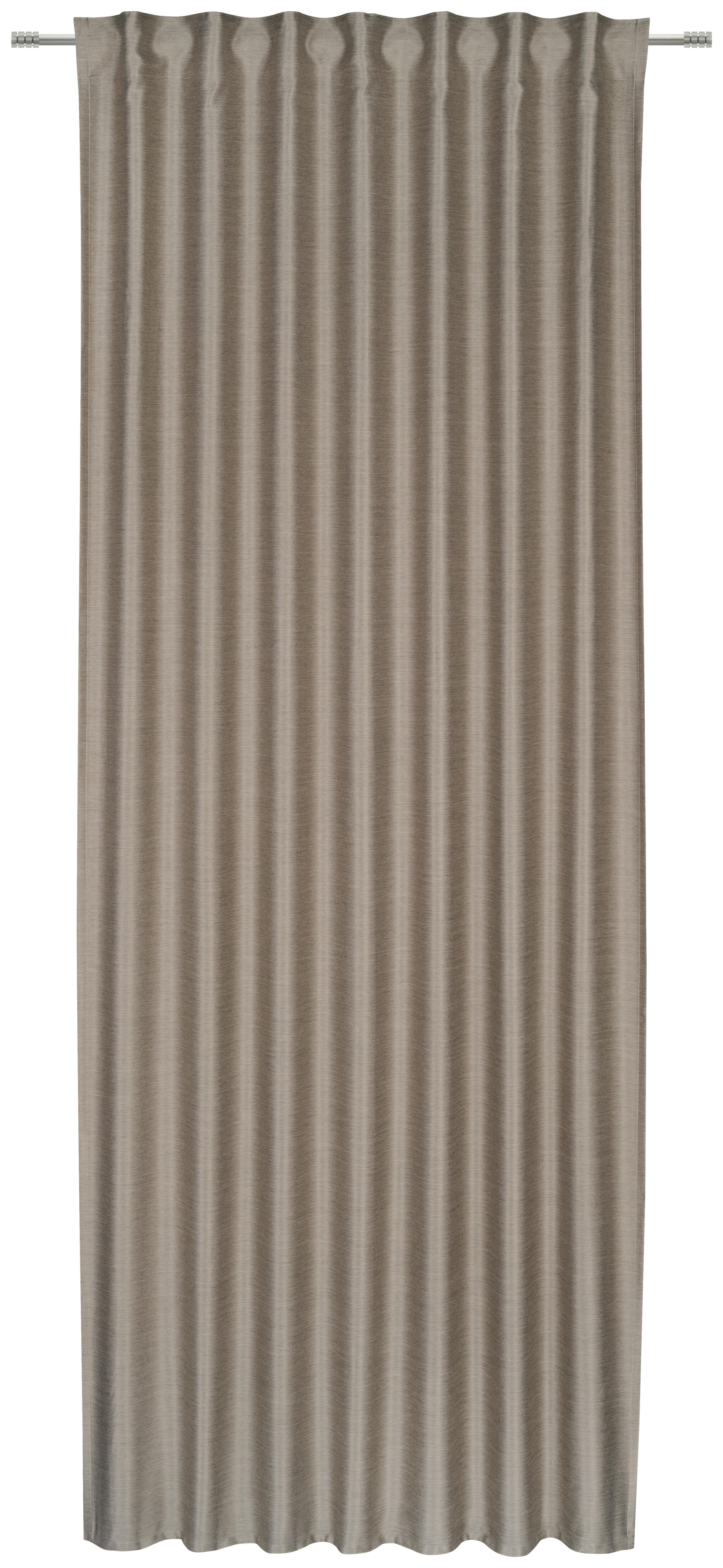 ZASŁONA GOTOWA ROVITA - szary, Design, tkanina (140/260cm) - Dieter Knoll