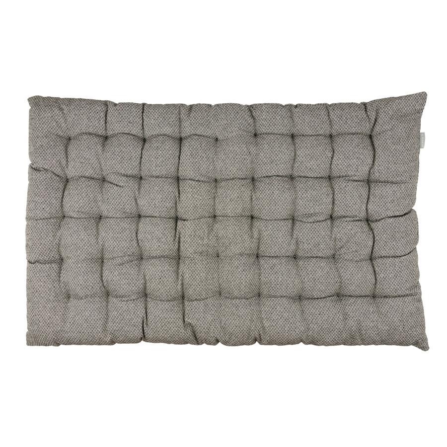 Boxkissen Dobby Schwarz ca. 60x100cm - Schwarz, Textil (60/100/7cm)