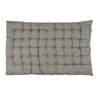 Boxkissen Dobby Schwarz ca. 60x100cm - Schwarz, Textil (60/100/7cm)