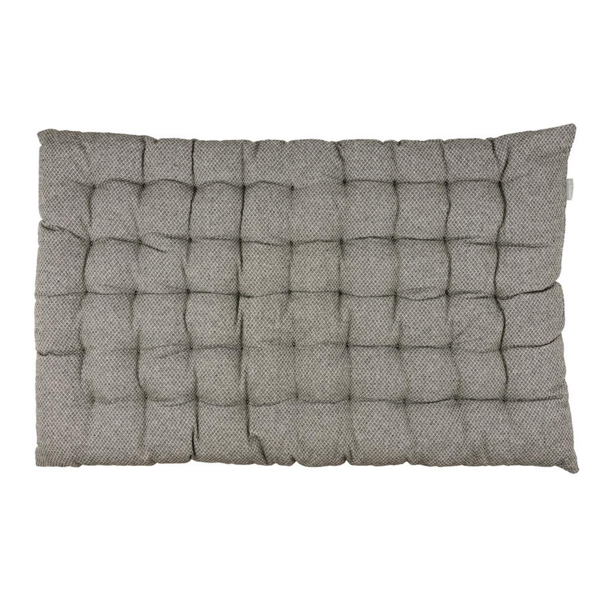 Boxkissen Dobby Schwarz ca. 60x100cm - Schwarz, Textil (60/100/7cm)