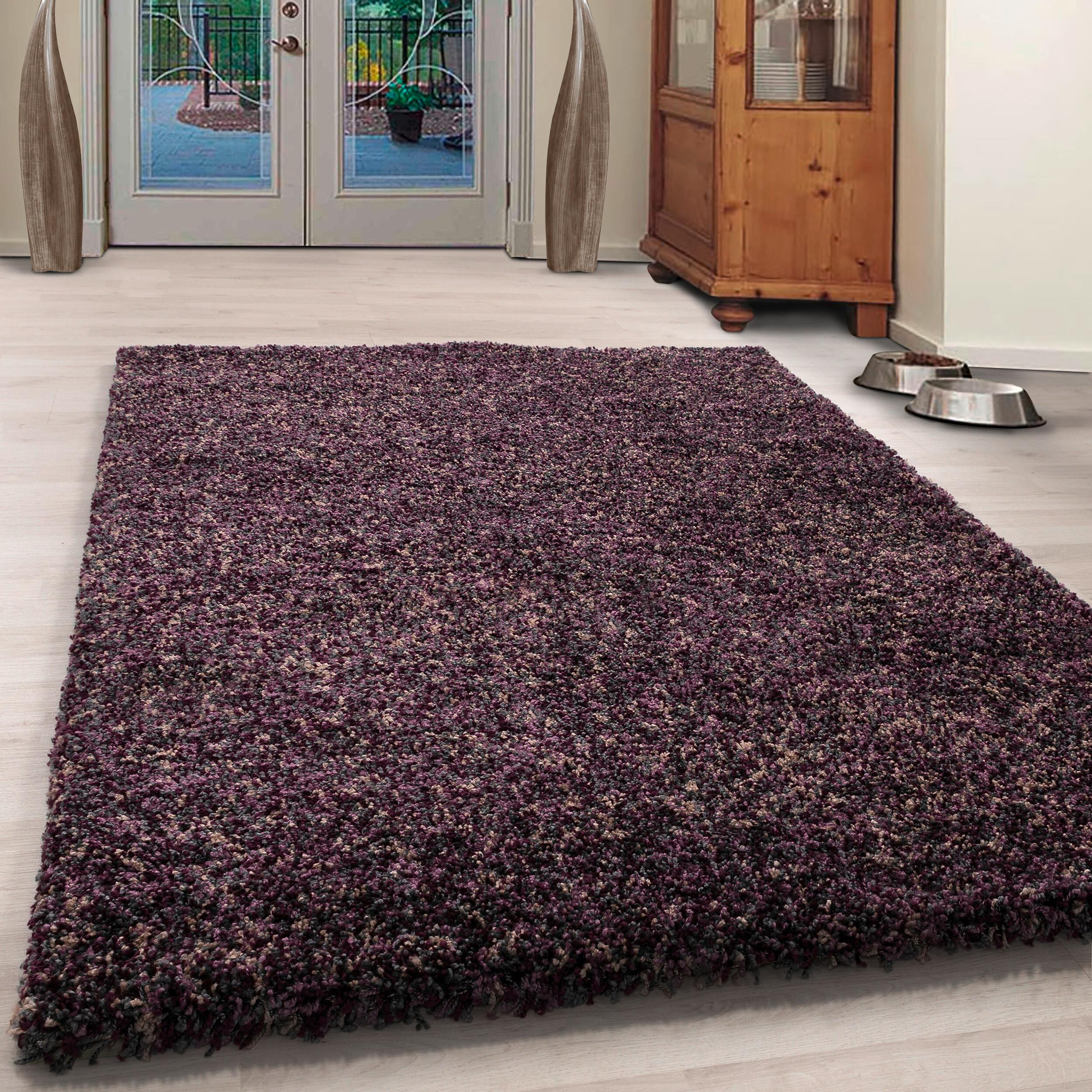 Hochflorteppich Enjoy Lila ca. 240x340cm - Lila, KONVENTIONELL, Textil (240/340cm) - Novel