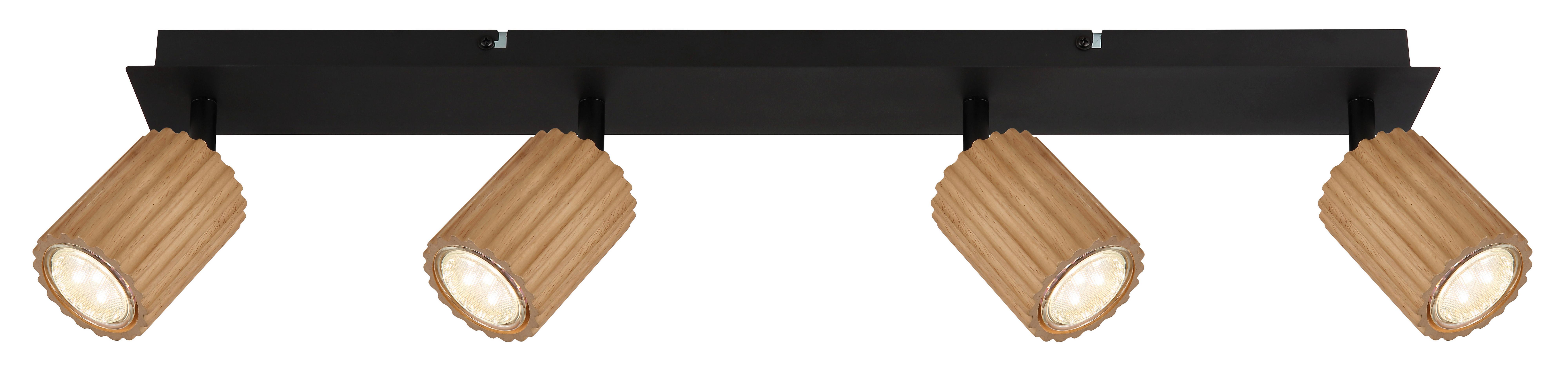 STRAHLER 57037-4 WENZEL - Dunkelbraun/Schwarz, Natur, Holz/Metall (65/8/13cm) - Globo