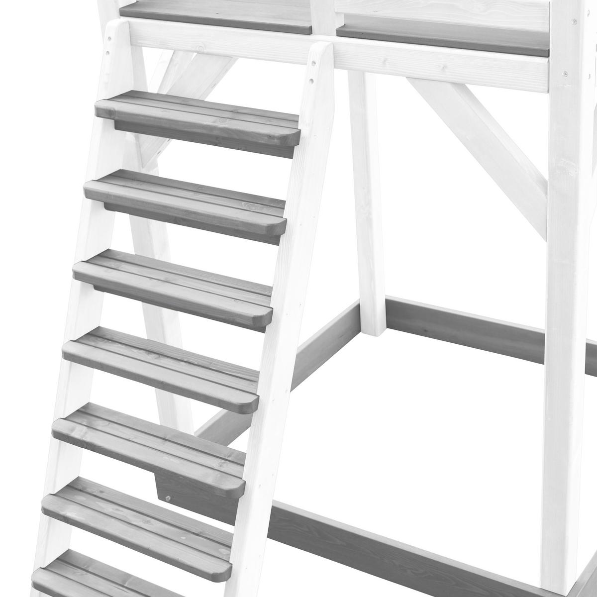 Spielhaus Beach Tower Swing - Blau/Weiß, Basics, Holz/Kunststoff (277/242/349cm)