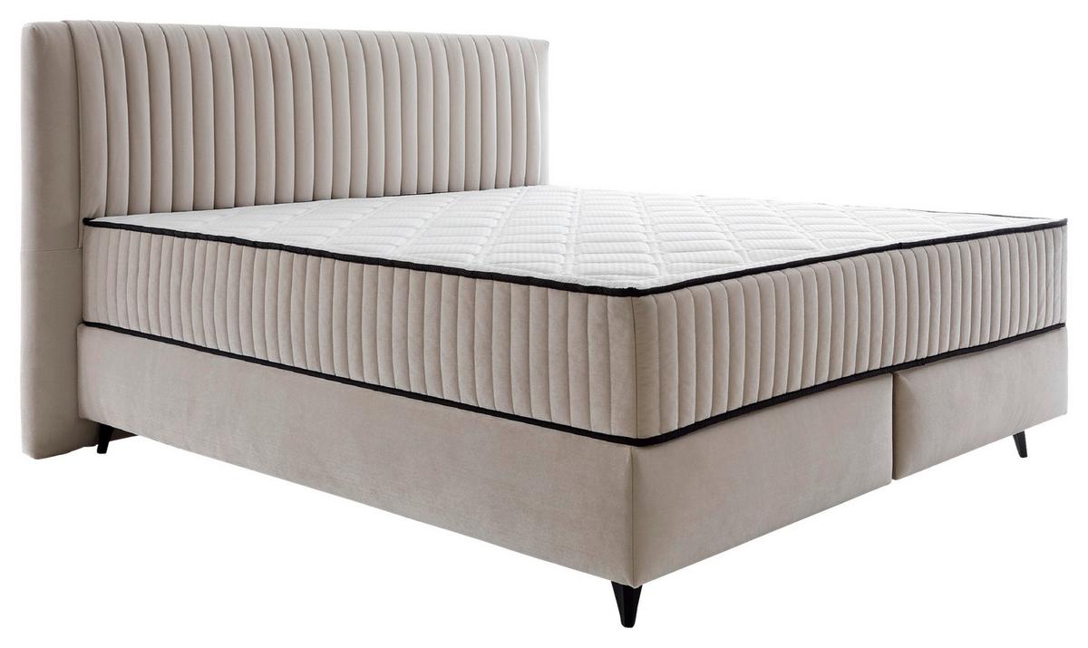 PAT BOX DREAM 120 - bej, Modern, lemn/textil (120/200cm) - Premium Living