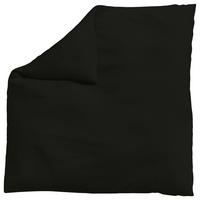 Bettdeckenbezug Woven Satin Schwarz ca. 200x200cm - Schwarz, Basics, Textil (200/200cm) - Schlafgut