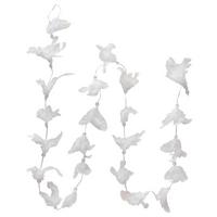 Girlande Pluma I Weiß ca. 50cm - Weiß, ROMANTIK / LANDHAUS, Naturmaterialien (50cm) - Mömax