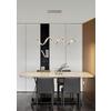 LED-HÄNGLAMPA CHAMO - champagne, Modern, metall/plast (90/18/150cm) - Mömax