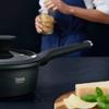 KASTRULL BLACK LINE - klar/svart, Klassisk, metall/glas (18/8,5cm) - Gourmesto