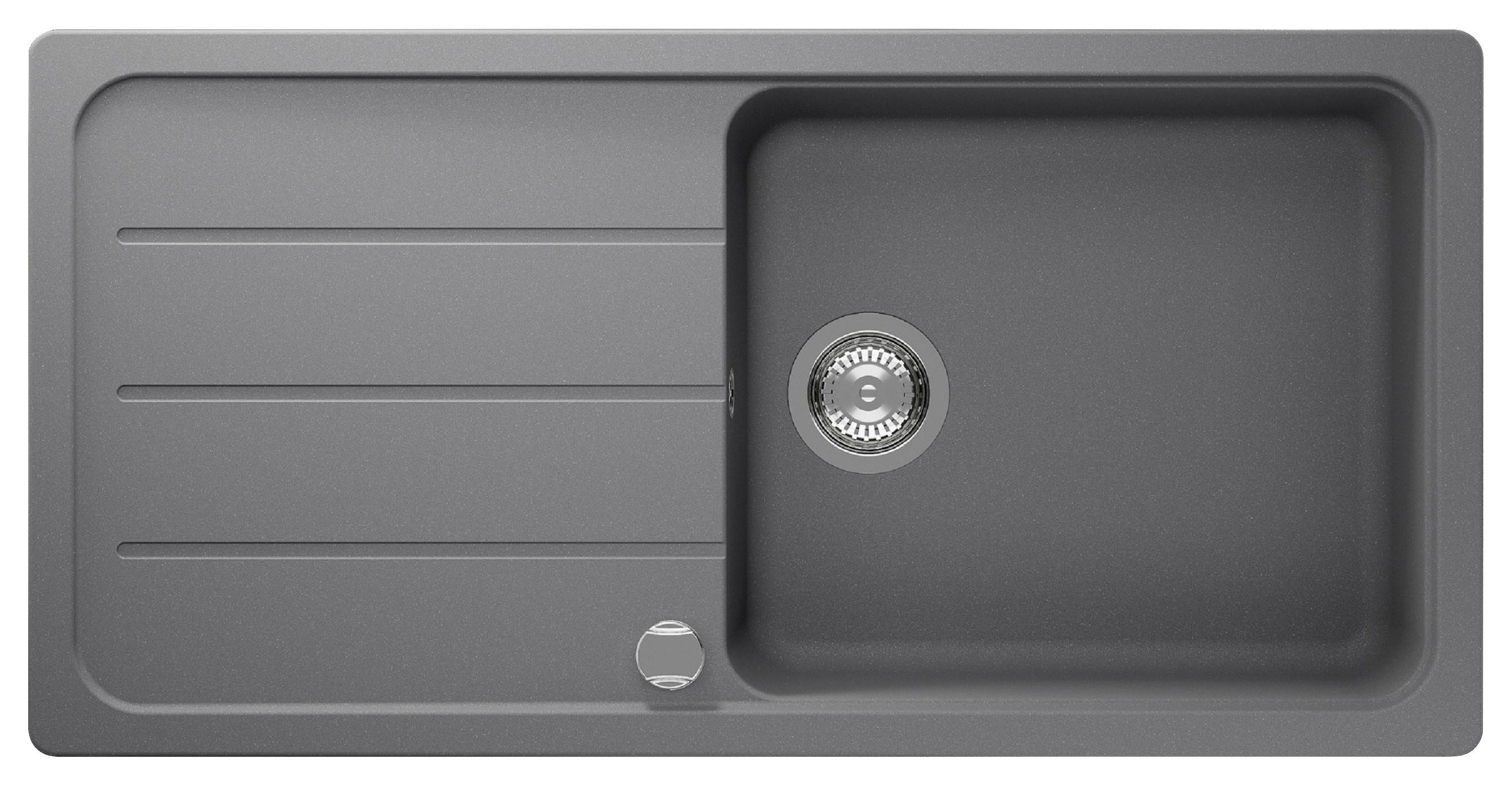 Pomivalno Korito Austin, 100x50cm - siva, Design, kamen (100/20/50cm) - Respekta