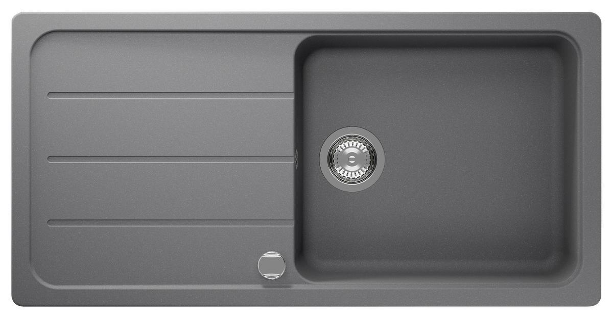 Pomivalno Korito Austin, 100x50cm - siva, Design, kamen (100/20/50cm) - Respekta
