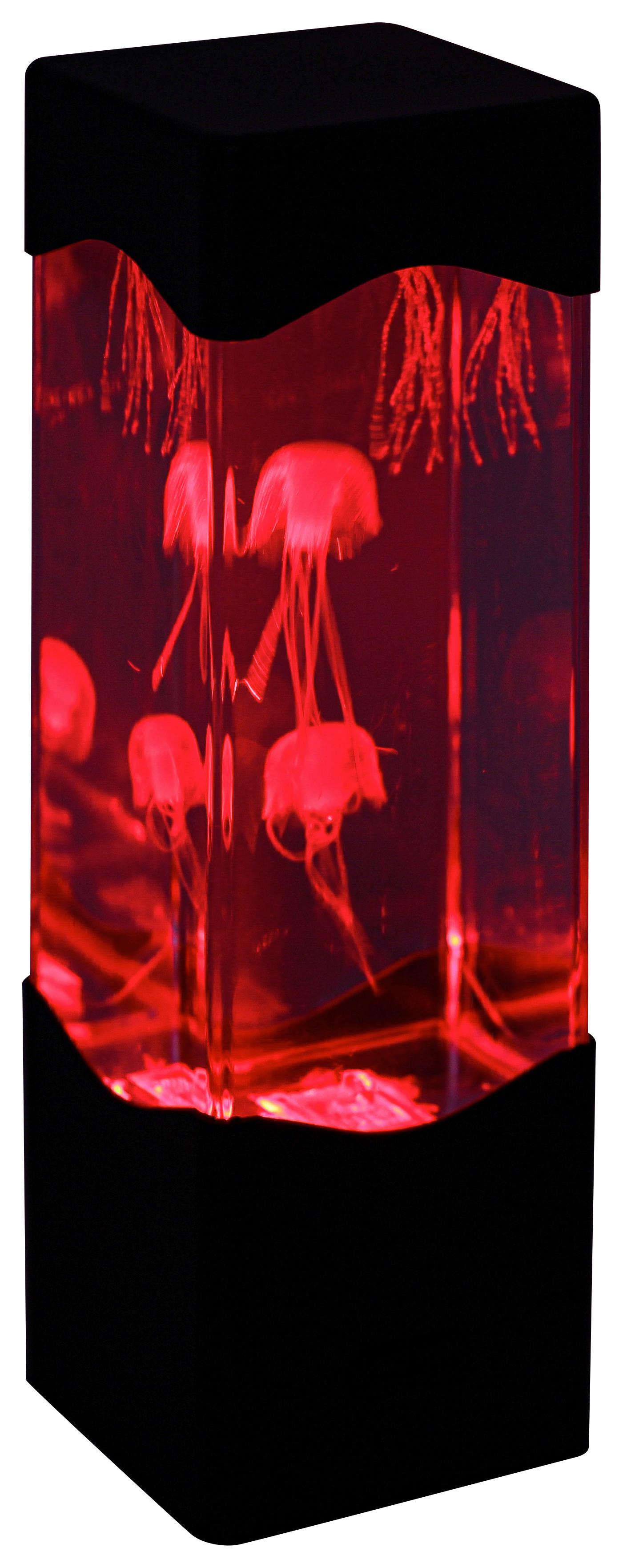 LED-DEKORATIONSLAMPA QUALI - svart/transparent, Modern, plast (7,5/23,3/7,5cm) - Mömax