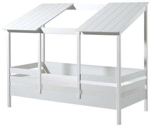 Hausbett ca. 90x200 cm Weiß - Weiß, KONVENTIONELL, Holzwerkstoff (90/200cm) - MID.YOU