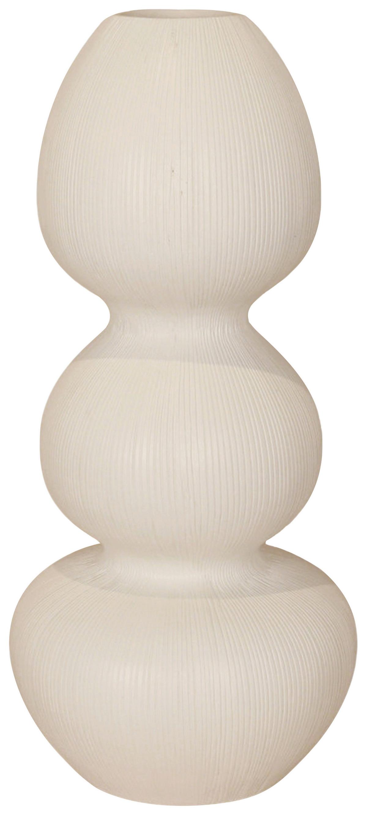 Mască pentru ghiveci Olivia - alb, Lifestyle, piatră (30,5/67,5cm) - Mömax