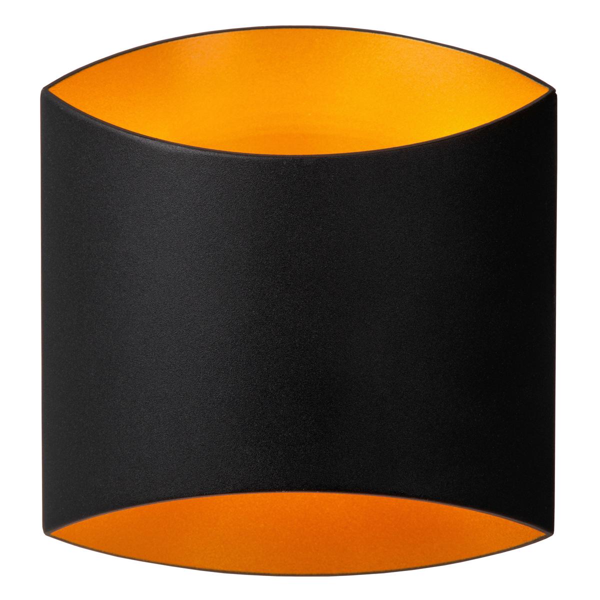 Led-wandleuchte 09240/01/30 Diletta - Schwarz, Konventionell, Metall (16/8/18cm) - Lucide