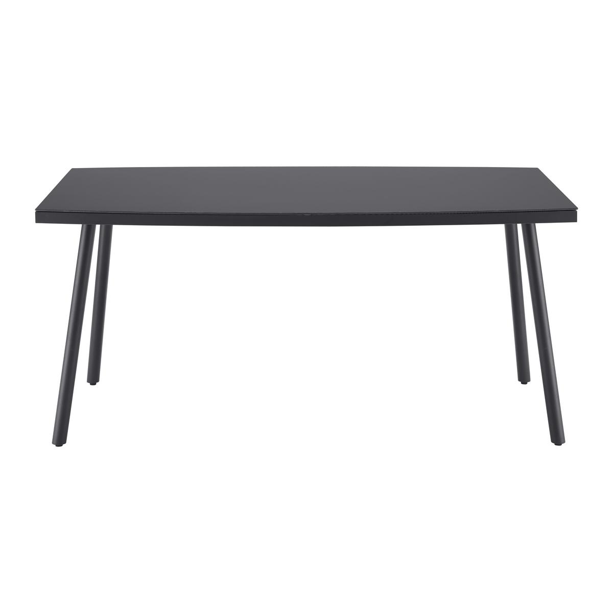 KOMPLET STOŁOWY NA TARAS CAMILLA - szary, Modern, metal/tkanina (252/65/68cm) - Bessagi Garden