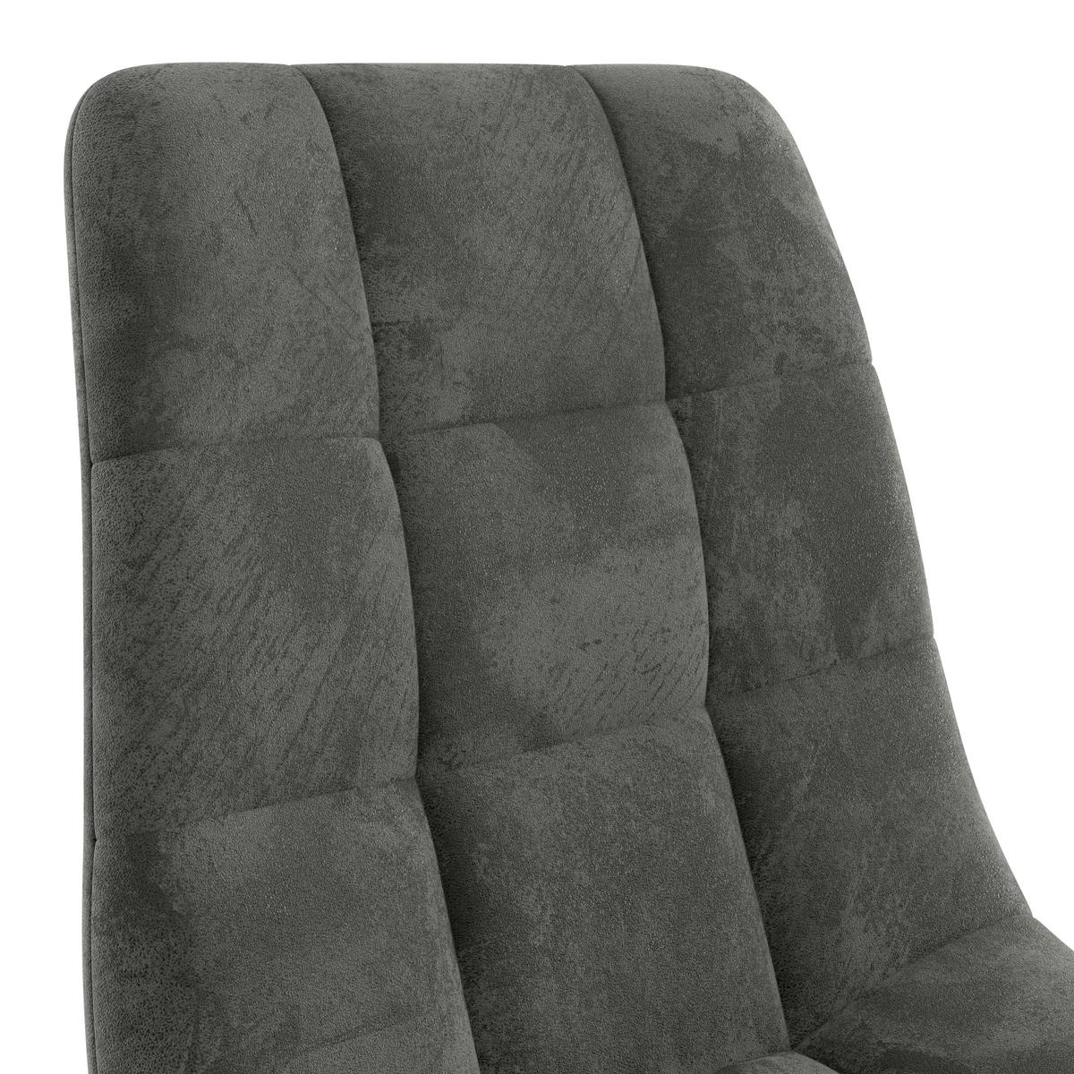 Stolica Lech - siva/crna, Konvencionalno, drvo/metal (45/88/55cm)