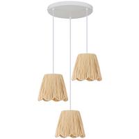 LAMPA WISZĄCA DARLIN - kolor naturalny/biały, Konventionell, metal/papier (46/120cm) - Collet's Monde