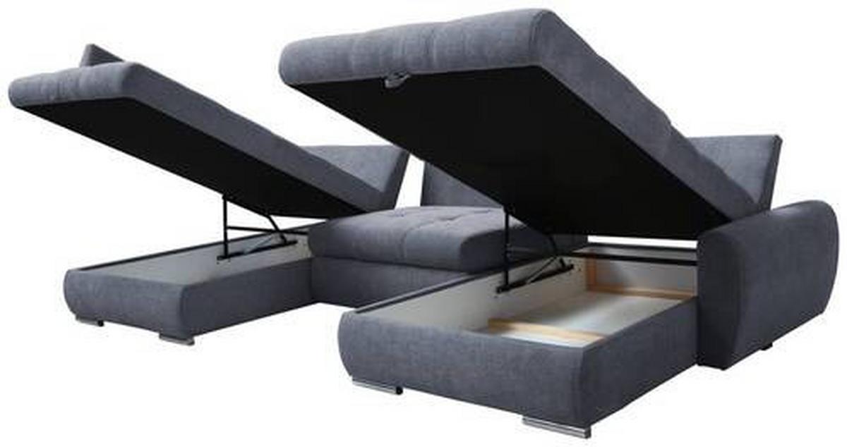 Coltar CANION - gri, Design, textil (173/322/174cm) - Modern Living