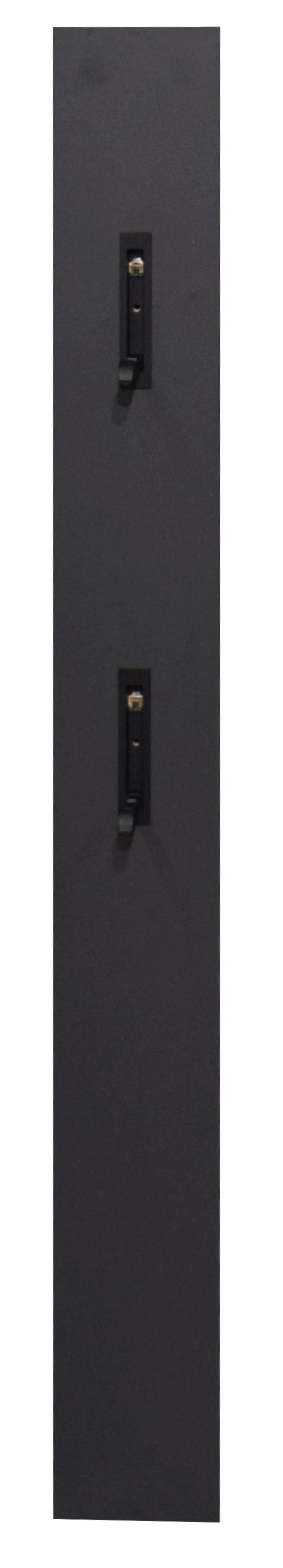 Garderobenpaneel Ludwig in Anthrazit - Anthrazit, MODERN, Holzwerkstoff (13/110/3cm) - Mömax