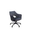 SNURRSTOL VALLETTA - svart/antracit, Klassisk, metall/textil (63/82-88/61cm) - Premium Living
