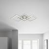 LED-TAKLAMPA OLPÜ -TOP- - aluminiumfärg, Modern, metall/plast (72,4/35,4/5,2cm) - Modern Living