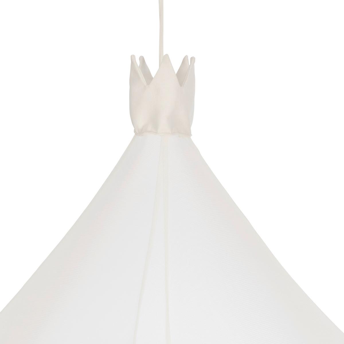 BALDACHIM NAD ŁÓŻKO ROMANTIK - biały, Basics, tkanina (71/235cm) - Patinio