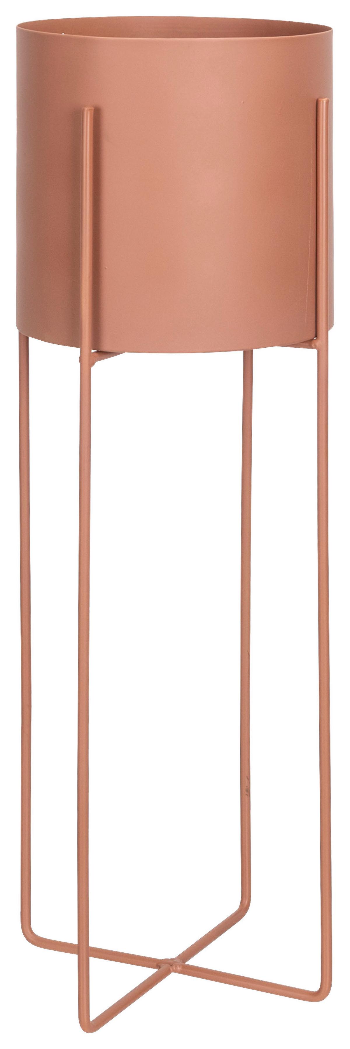 Übertopf Cross in Terra cotta - Terracotta, Metall (25/70cm) - Based